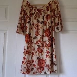 Boho floral dress